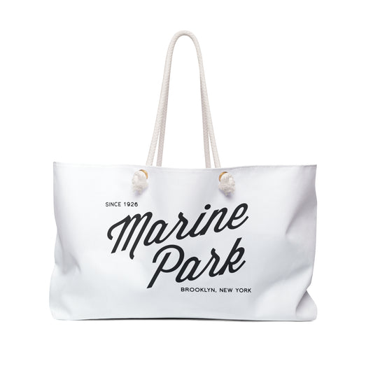 Marine Park Weekender Bag - White