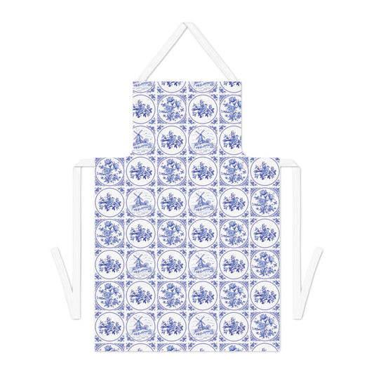 Apron - Delft Pattern
