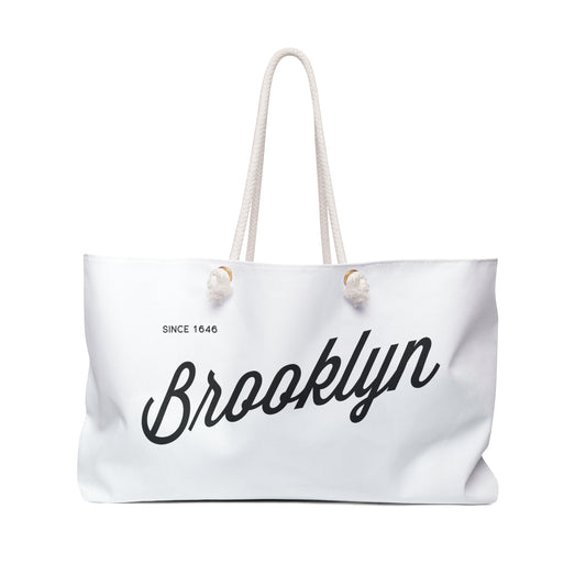 Brooklyn Weekender Bag - White